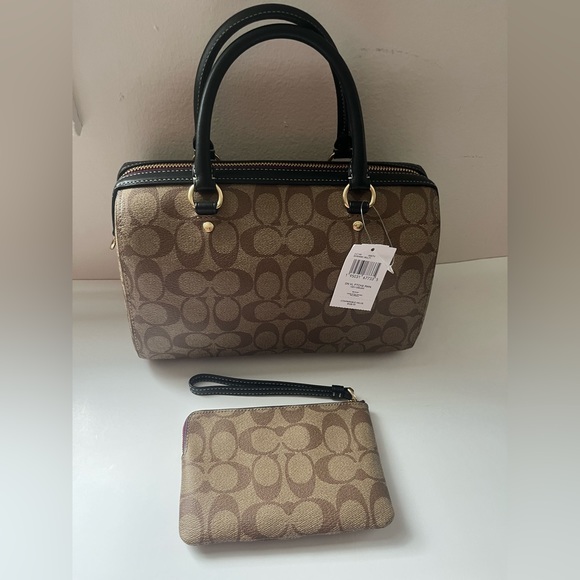 Disney X Coach Rowan Satchel In Signature Canvas With Patches bundle - Picture 4 of 4